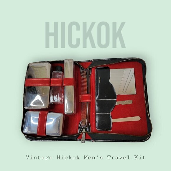 Vintage Hickok Men's Travel Kit - Great Condition